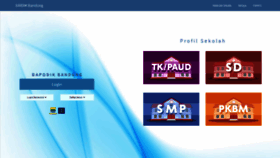 What Simdik.bandung.go.id website looked like in 2020 (3 years ago)