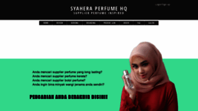 What Syaheraperfume.com website looked like in 2020 (3 years ago)