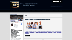 What Scoala-sanitara-fundeni.ro website looked like in 2020 (3 years ago)