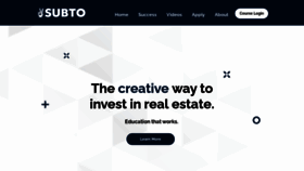 What Subto.com website looked like in 2020 (3 years ago)