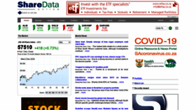 What Sharedata.co.za website looked like in 2020 (3 years ago)