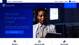 What Stanbicbank.co.bw website looked like in 2020 (3 years ago)