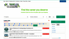 What Somalijobs.net website looked like in 2020 (3 years ago)
