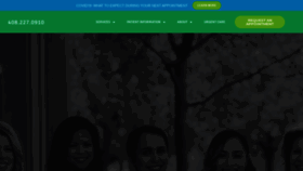 What Sanjose.dental website looked like in 2020 (3 years ago)