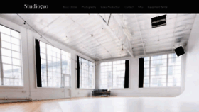 What Studio710.space website looked like in 2020 (3 years ago)