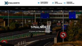 What Sinalnorte.com website looked like in 2020 (3 years ago)