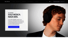 What Sony.com.pe website looked like in 2020 (5 years ago)