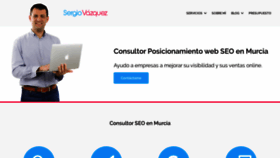 What Sergiovazquez.es website looked like in 2020 (3 years ago)