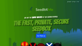 What Seedit4.me website looked like in 2020 (3 years ago)