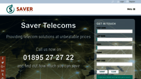 What Savertelecoms.co.uk website looked like in 2020 (3 years ago)