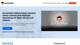 What Screenmeet.com website looked like in 2020 (3 years ago)