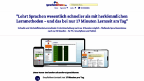 What Sprachenlernen24.de website looked like in 2020 (3 years ago)