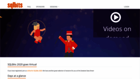 What Sqlbits.com website looked like in 2020 (4 years ago)