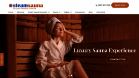 What Steam-sauna.ca website looked like in 2020 (5 years ago)