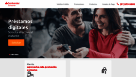 What Santanderconsumer.com.pe website looked like in 2020 (3 years ago)