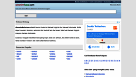 What Sinonimkata.com website looked like in 2020 (3 years ago)