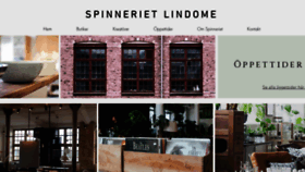 What Spinnerietlindome.se website looked like in 2020 (3 years ago)