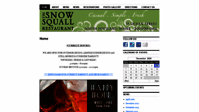 What Snowsquallrestaurant.com website looked like in 2020 (3 years ago)