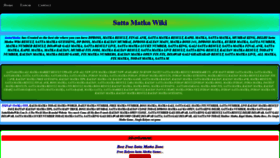 What Sattamatkawiki.com website looked like in 2020 (3 years ago)