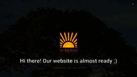 What Si-nergy.ru website looked like in 2020 (3 years ago)