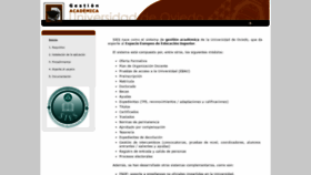 What Sies.uniovi.es website looked like in 2020 (3 years ago)