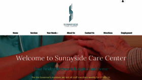 What Sunnysidecare.com website looked like in 2020 (3 years ago)