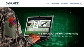 What Syncadd.com website looked like in 2020 (3 years ago)