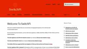 What Switchpi.com website looked like in 2020 (3 years ago)