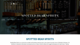 What Spottedbearspirits.com website looked like in 2020 (3 years ago)