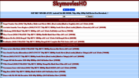 What Skymovieshd.me website looked like in 2020 (3 years ago)