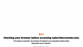 What Subscribercounter.com website looked like in 2020 (3 years ago)