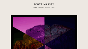 What Scottmassey.ca website looked like in 2020 (3 years ago)