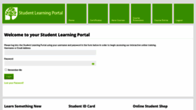 What Studentlearningportal.net website looked like in 2020 (3 years ago)