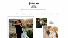 What Stephanieannphoto.com website looked like in 2020 (3 years ago)