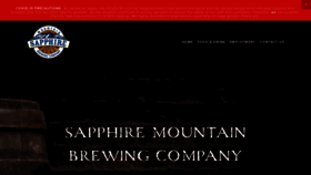 What Sapphiremountainbrewingcompany.com website looked like in 2020 (3 years ago)