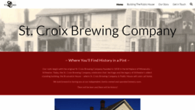 What Stcroixbeer.com website looked like in 2020 (3 years ago)