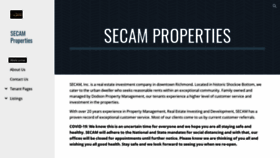 What Secamprops.com website looked like in 2020 (3 years ago)