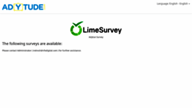 What Surveys.adytude.com website looked like in 2020 (3 years ago)