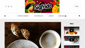 What Sigfridofruit.com website looked like in 2020 (3 years ago)
