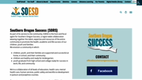 What Southernoregonsuccess.org website looked like in 2020 (3 years ago)