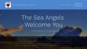 What Seaangels.org website looked like in 2020 (3 years ago)
