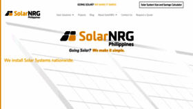 What Solarnrg.ph website looked like in 2020 (3 years ago)