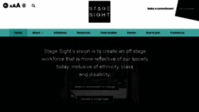 What Stagesight.org website looked like in 2020 (3 years ago)