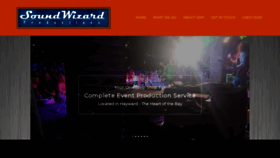 What Soundwizard.biz website looked like in 2020 (3 years ago)