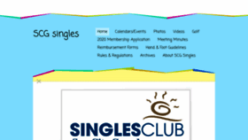 What Scgsingles.com website looked like in 2020 (3 years ago)