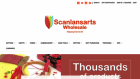What Scanlansarts.com website looked like in 2020 (3 years ago)