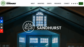 What Sandhurst.net website looked like in 2020 (3 years ago)