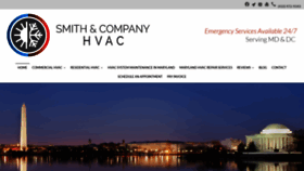 What Smithandcompanyhvac.com website looked like in 2020 (3 years ago)