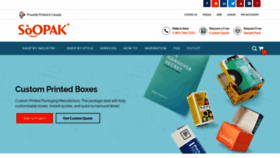 What Soopak.com website looked like in 2020 (3 years ago)