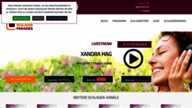What Schlagerparadies.de website looked like in 2020 (3 years ago)